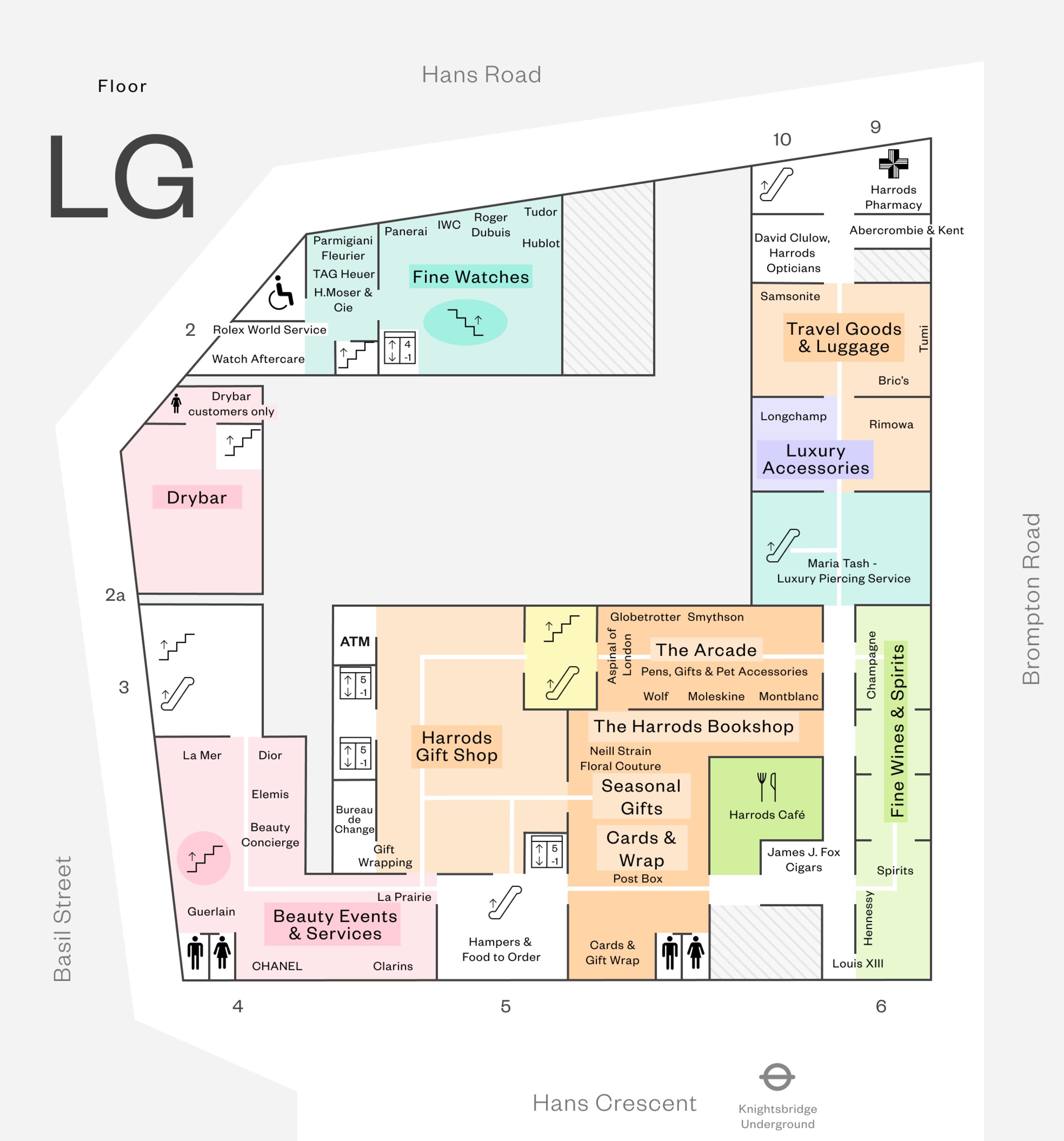 Store Guide | Harrods ZA