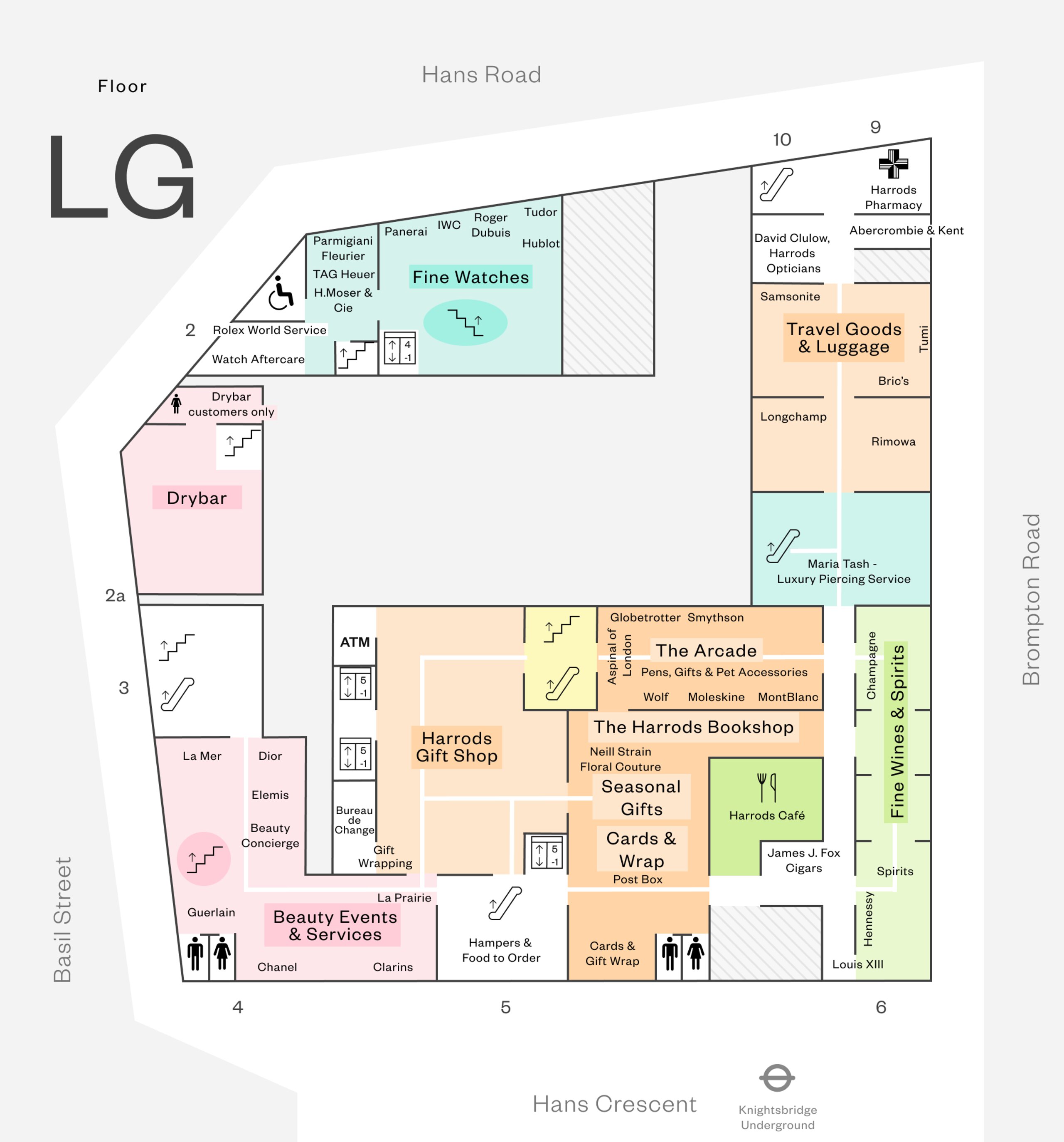 Store Guide | Harrods UK