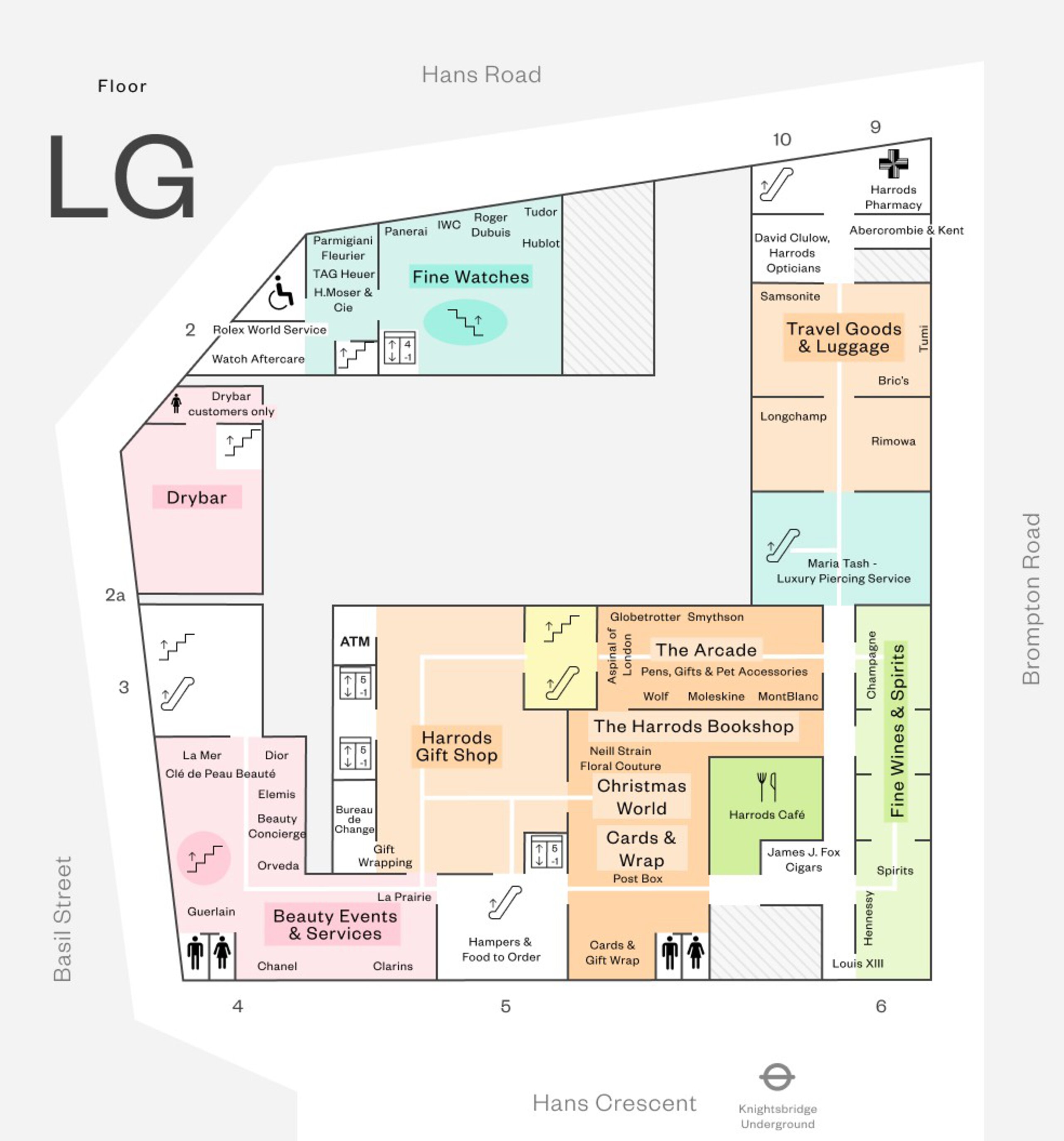 Store Guide | Harrods US