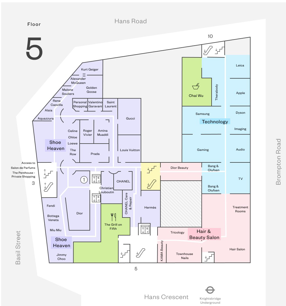 Store Guide | Harrods US